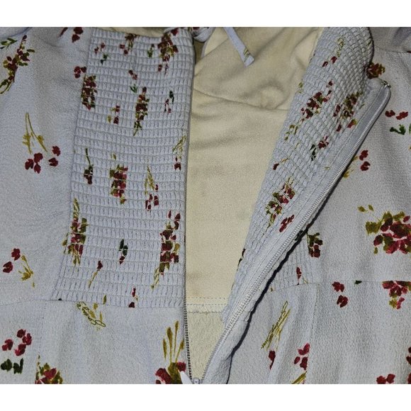 Aritzia Sunday Best Rachel Sweetheart Neckline Floral Mini Dress Women Size XS - Picture 9 of 12